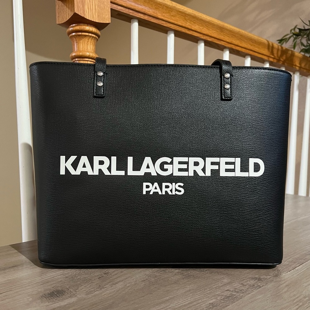 NWT Karl Lagerfeld Paris Tote Bag - Picture 1 of 7
